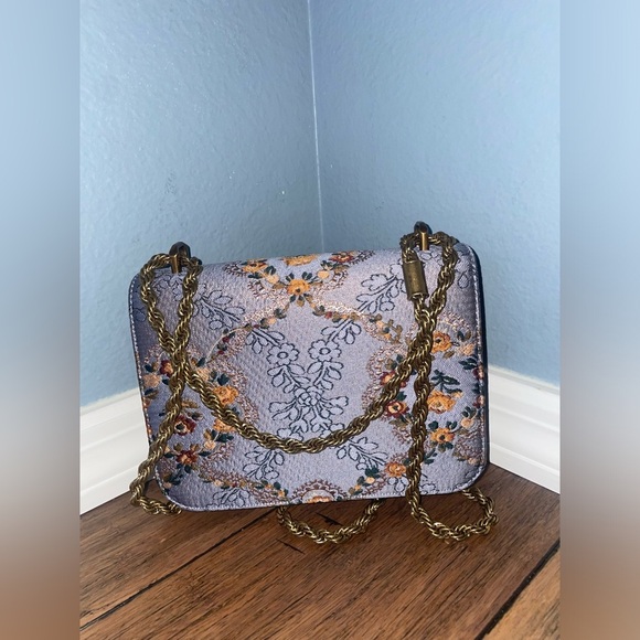 ✨Tory Burch Eleanor brocade suede embellished shoulder bag crossbody - Picture 14 of 17